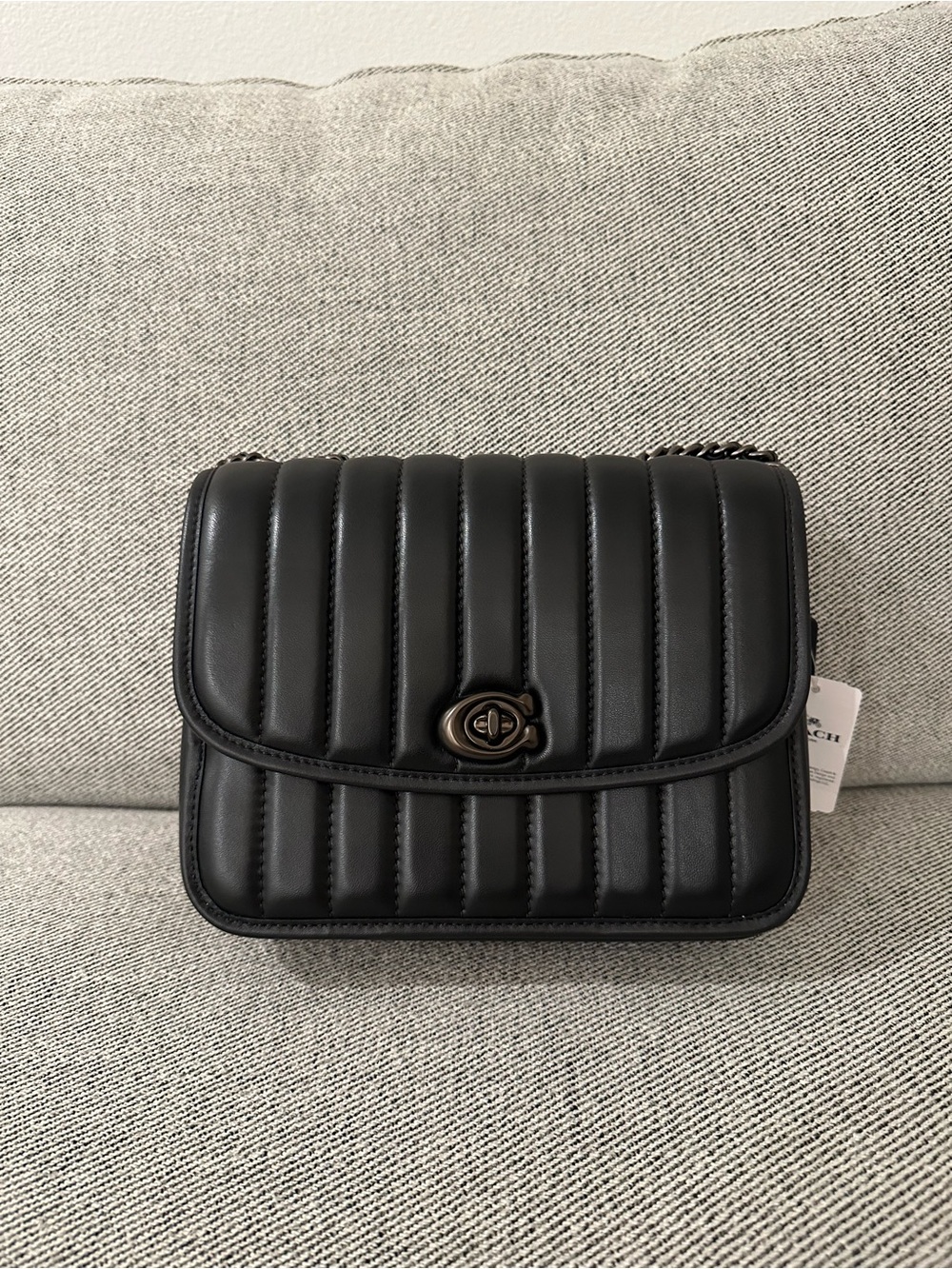 NWT Coach Madison 4684 Quilted Leather Shoulder Bag